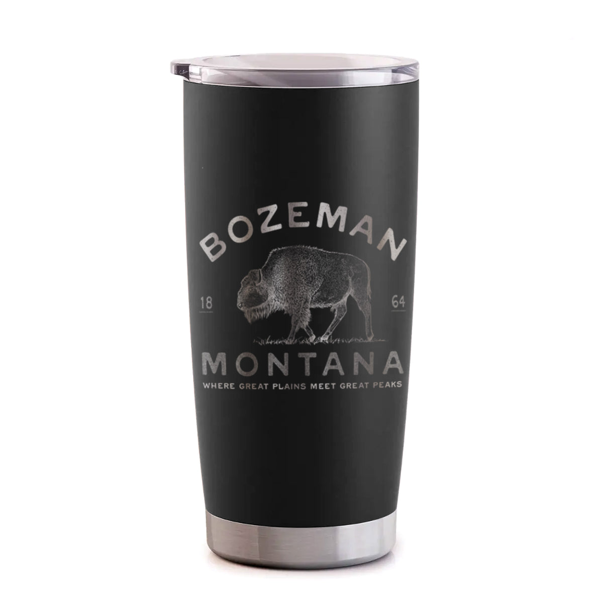 Bozeman Montana Bison - 20oz Polar Insulated Tumbler