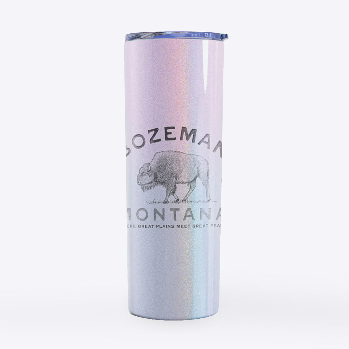 Bozeman Montana Bison - 20oz Skinny Tumbler