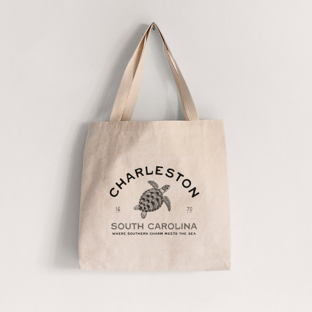 Charleston South Carolina - Loggerhead Sea Turtle - Tote Bag