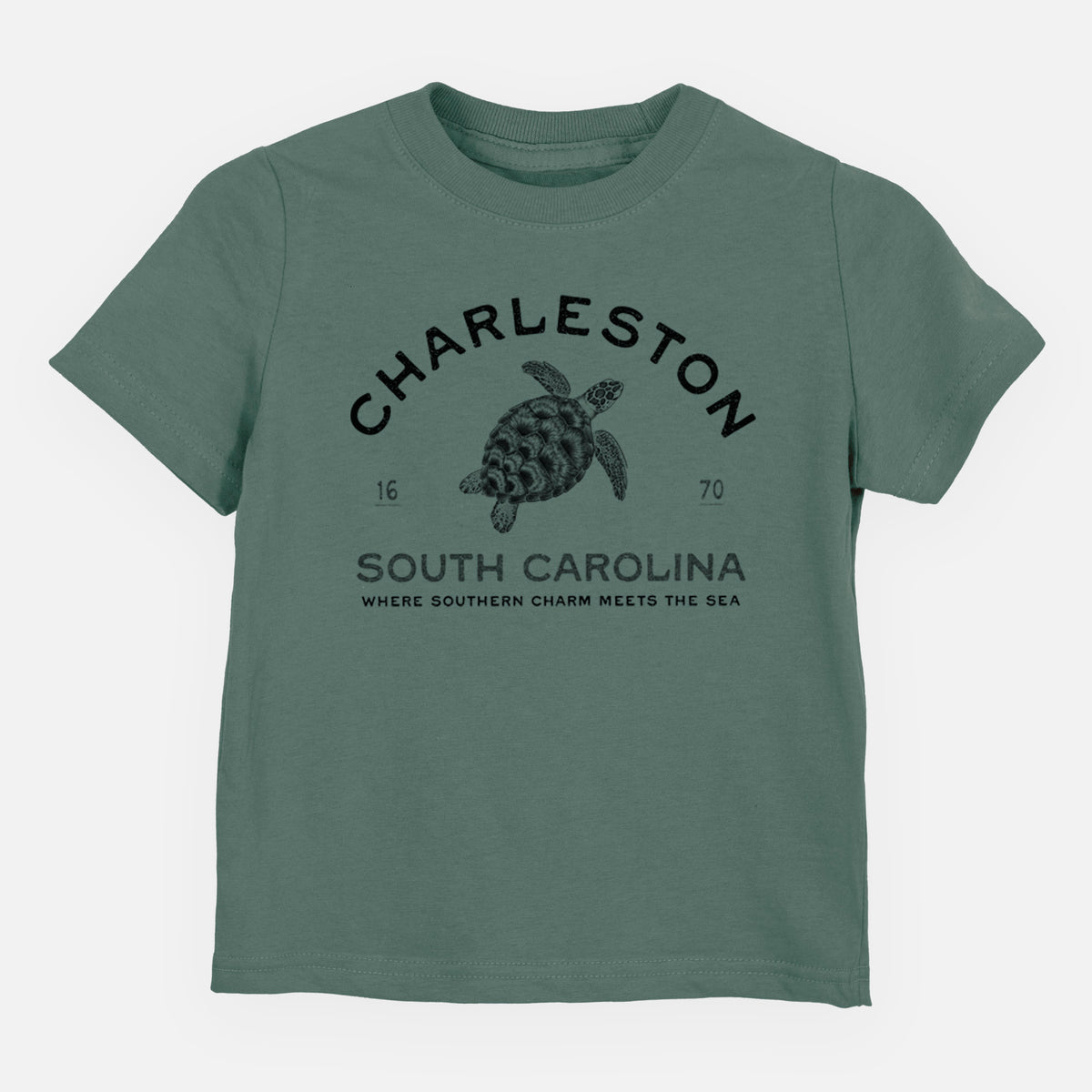 Charleston South Carolina - Loggerhead Sea Turtle - Toddler/Youth Shirt