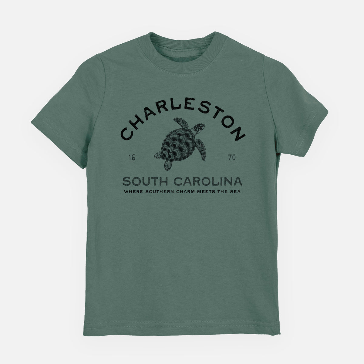 Charleston South Carolina - Loggerhead Sea Turtle - Toddler/Youth Shirt