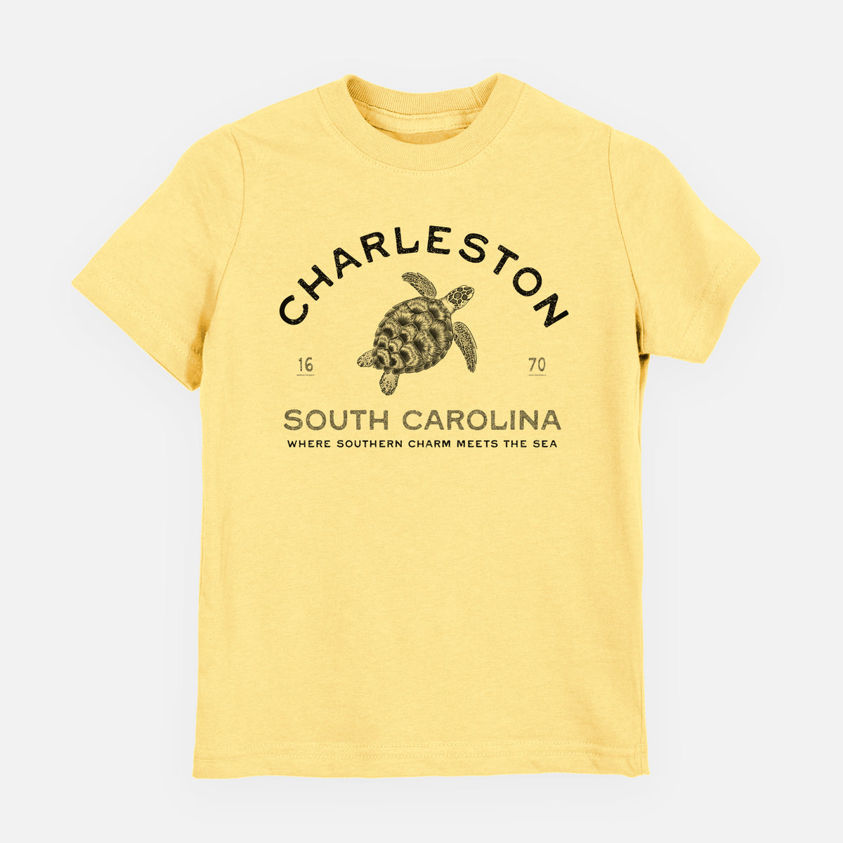Charleston South Carolina - Loggerhead Sea Turtle - Toddler/Youth Shirt