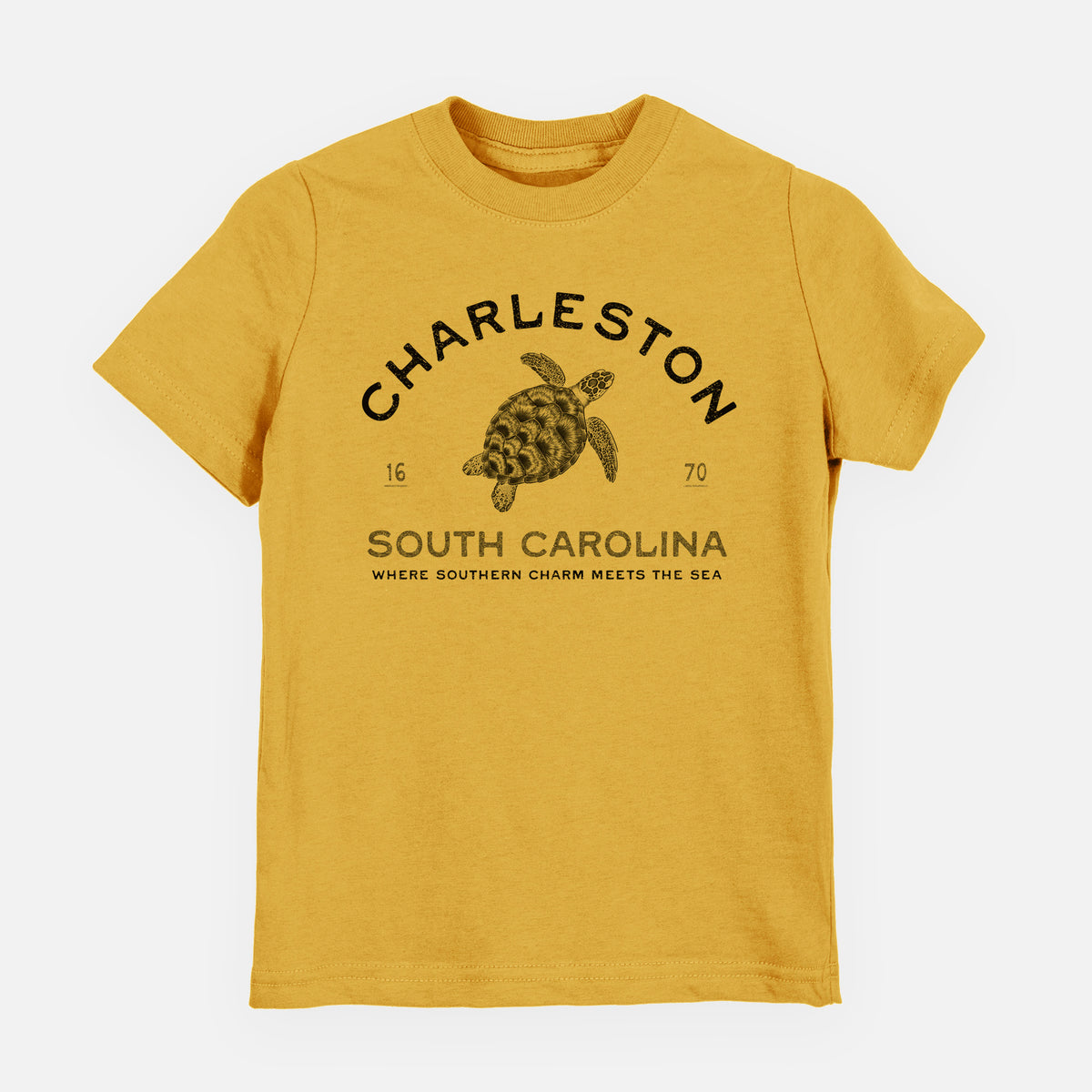 Charleston South Carolina - Loggerhead Sea Turtle - Toddler/Youth Shirt