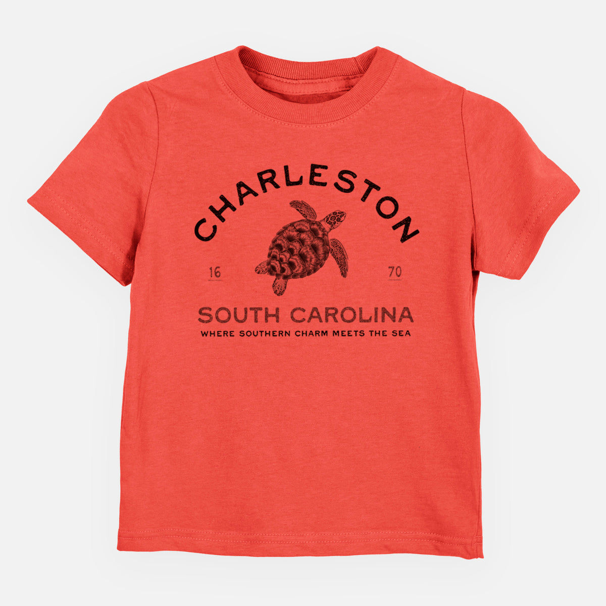 Charleston South Carolina - Loggerhead Sea Turtle - Toddler/Youth Shirt