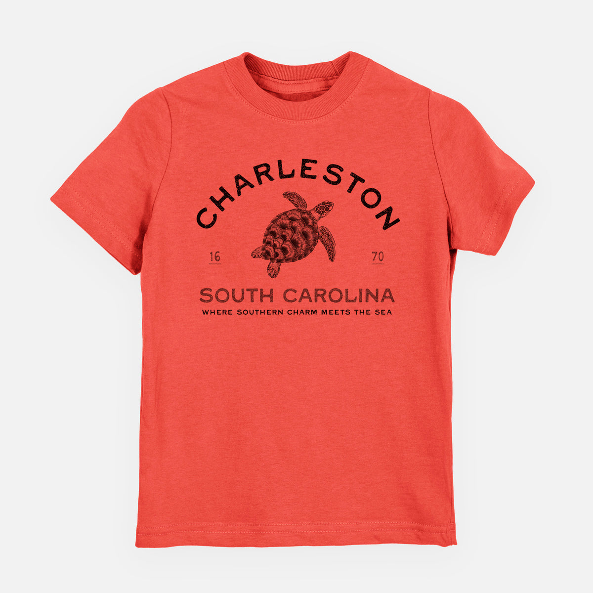Charleston South Carolina - Loggerhead Sea Turtle - Toddler/Youth Shirt