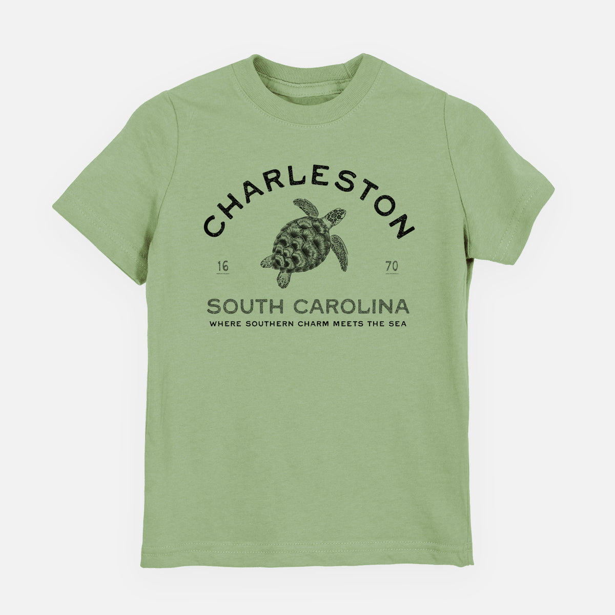 Charleston South Carolina - Loggerhead Sea Turtle - Toddler/Youth Shirt