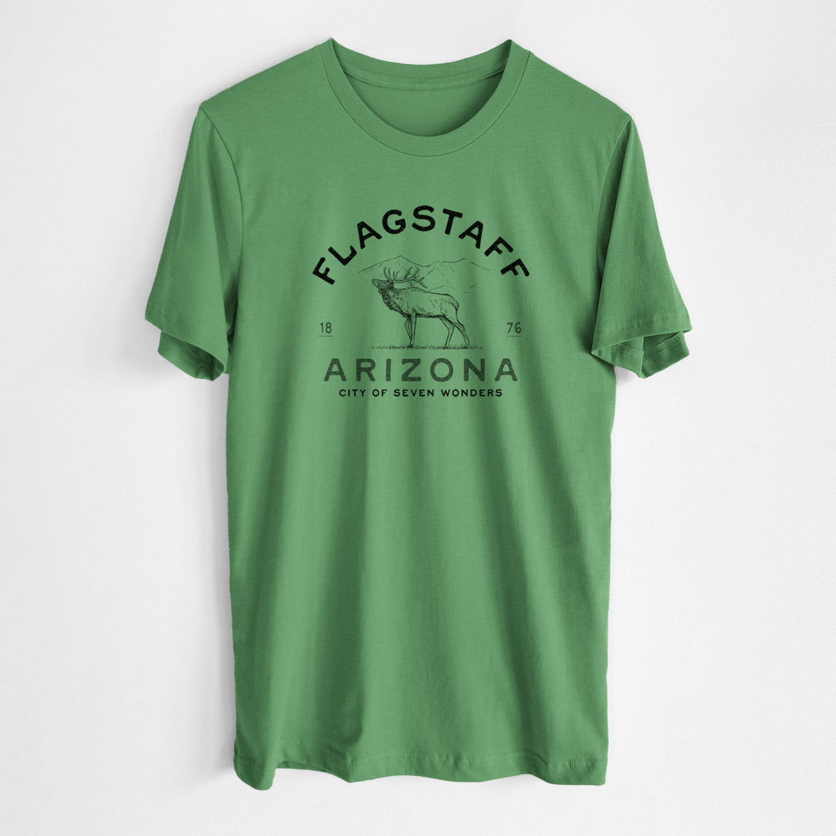Flagstaff Arizona Elk - Lightweight 100% Cotton Unisex Crewneck