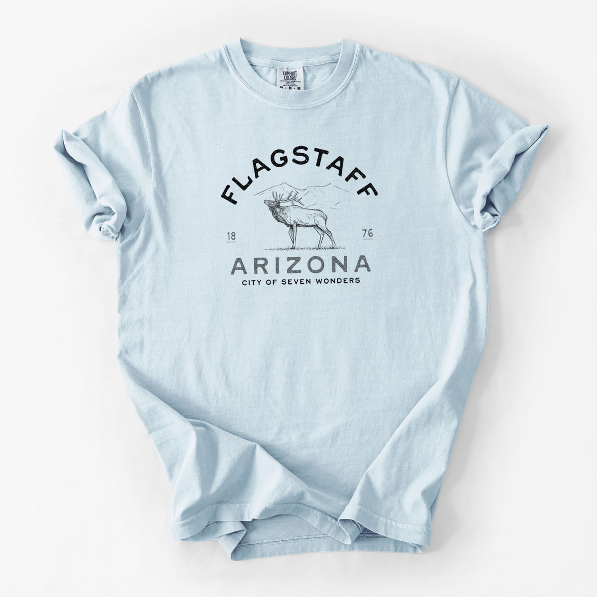 Flagstaff Arizona Elk - Unisex Comfort Colors Garment-Dyed Heavyweight T-shirt