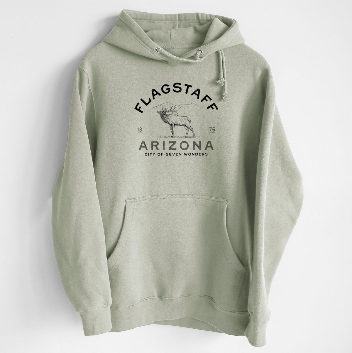 Flagstaff Arizona Elk - Heavyweight Fleece Hoodie
