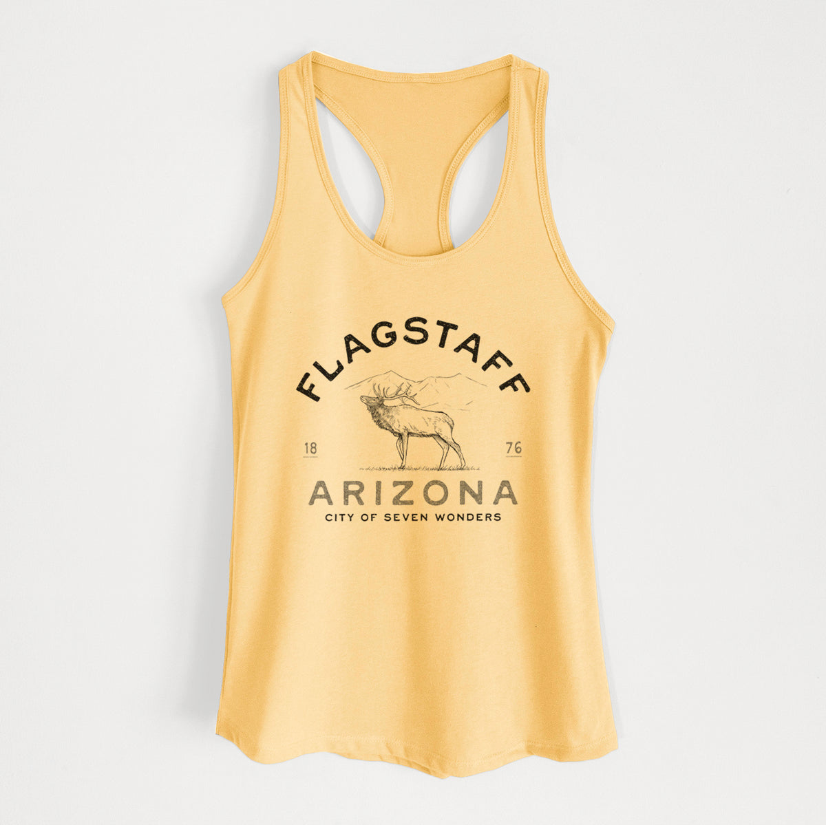 Flagstaff Arizona Elk - Women's Racerback Tanktop