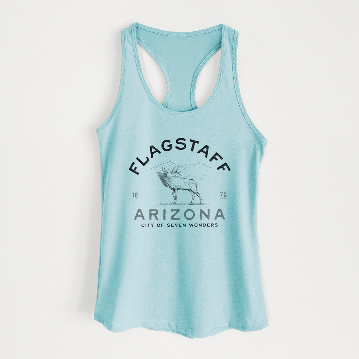 Flagstaff Arizona Elk - Women's Racerback Tanktop