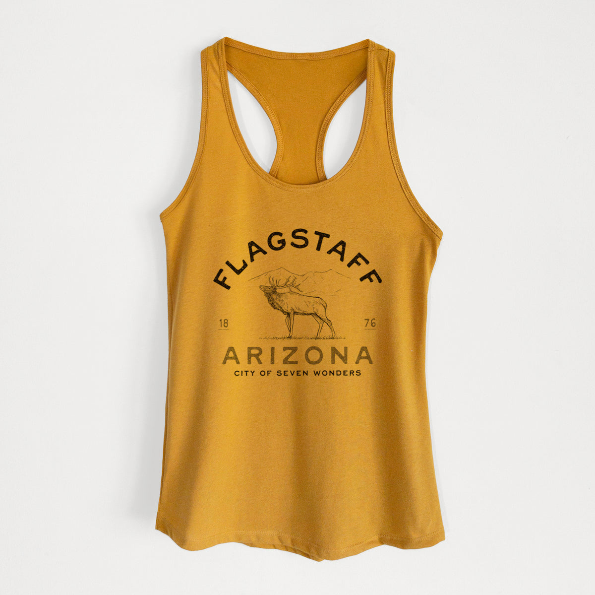 Flagstaff Arizona Elk - Women's Racerback Tanktop