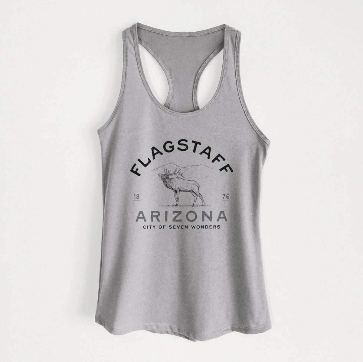Flagstaff Arizona Elk - Women's Racerback Tanktop