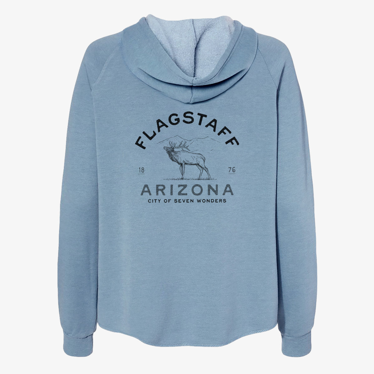 Flagstaff Arizona Elk - Women's Cali Wave Zip-Up Sweatshirt