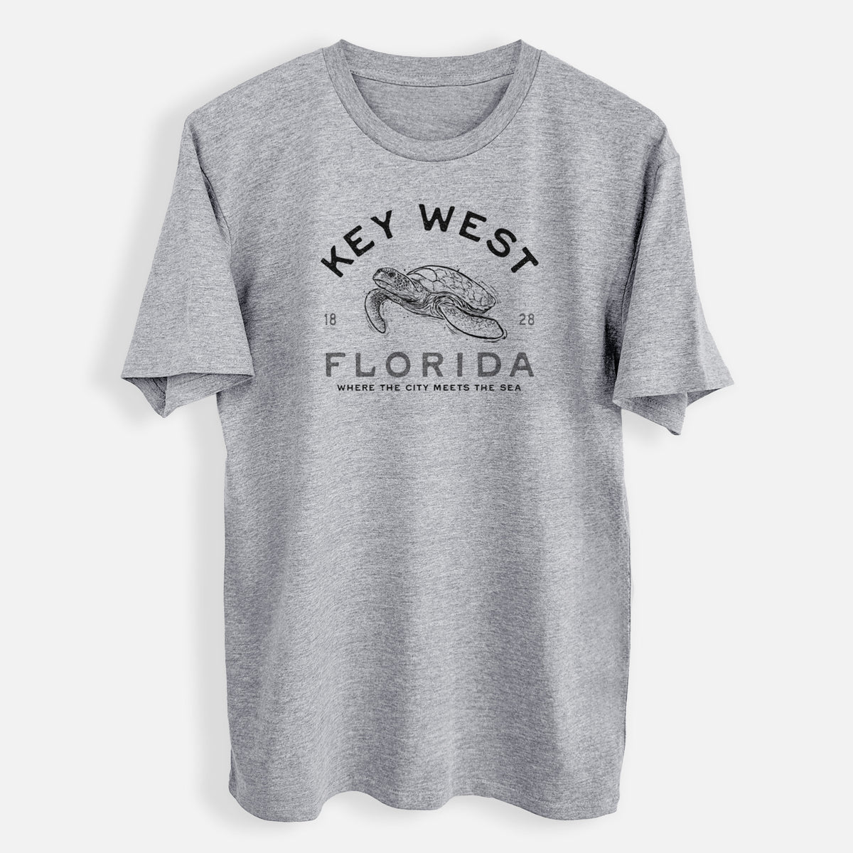 Key West Florida Sea Turtle - Mens Everyday Staple Tee