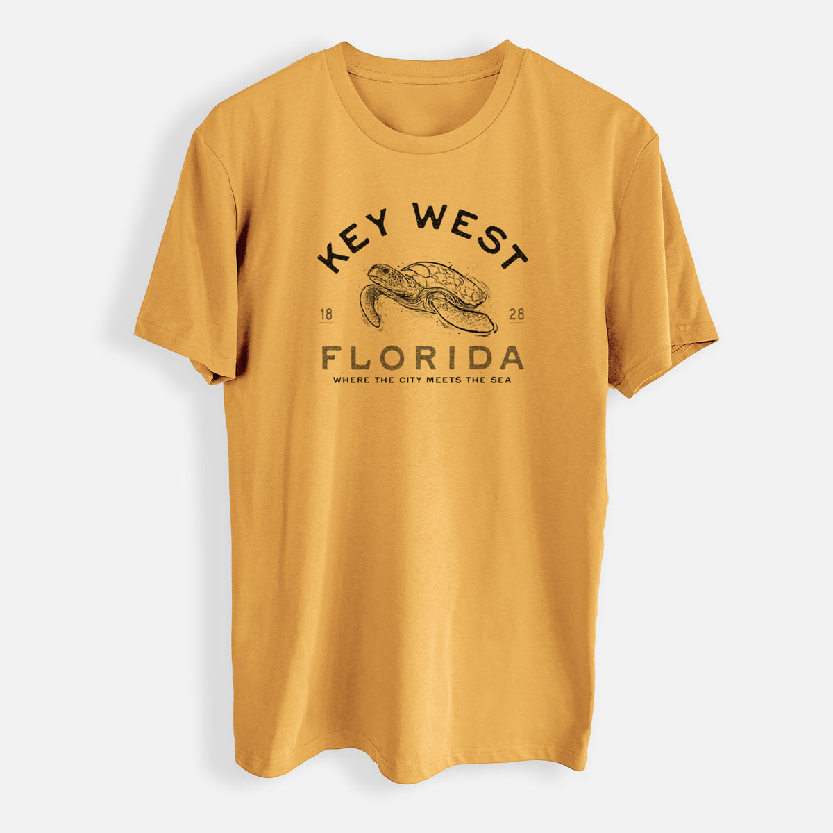 Key West Florida Sea Turtle - Mens Everyday Staple Tee