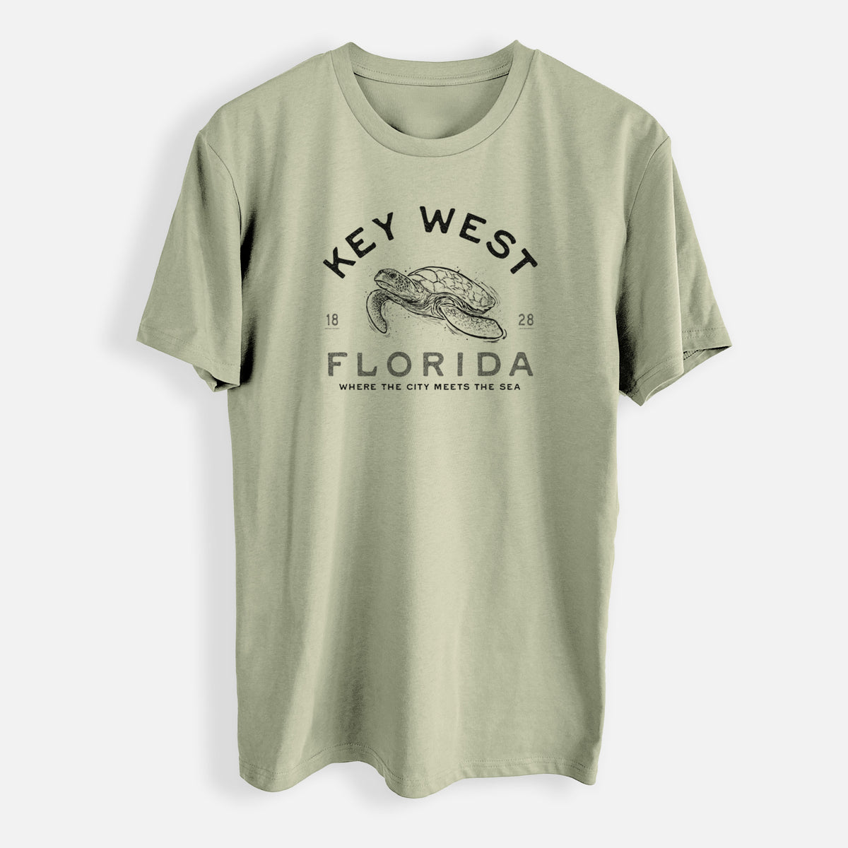 Key West Florida Sea Turtle - Mens Everyday Staple Tee