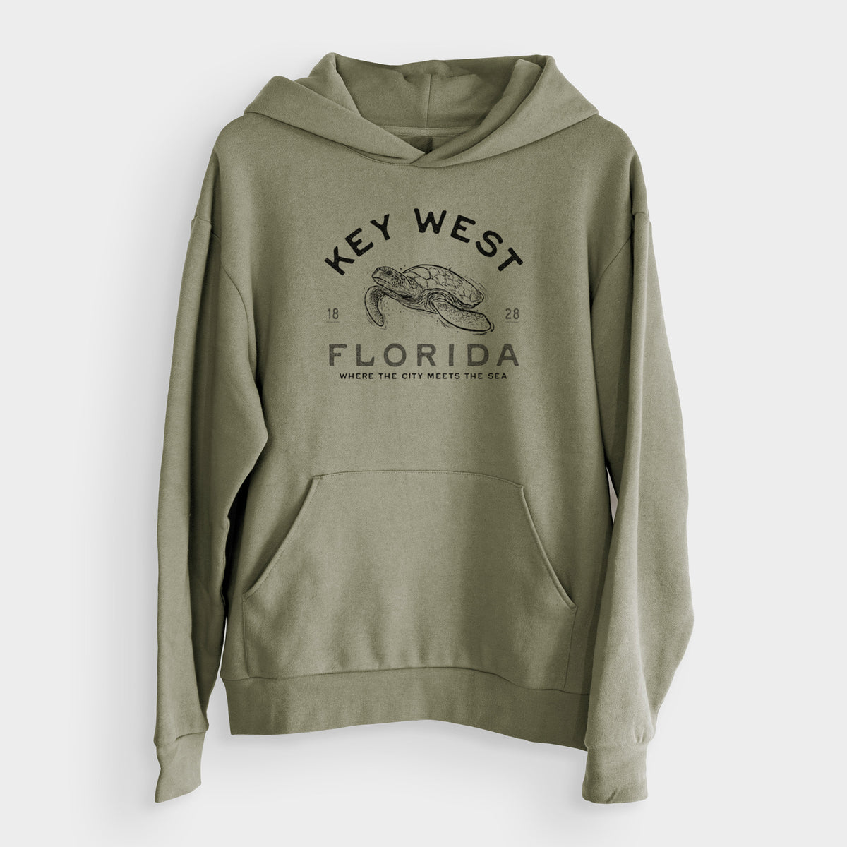 Key West Florida Sea Turtle  - Bodega Midweight Hoodie