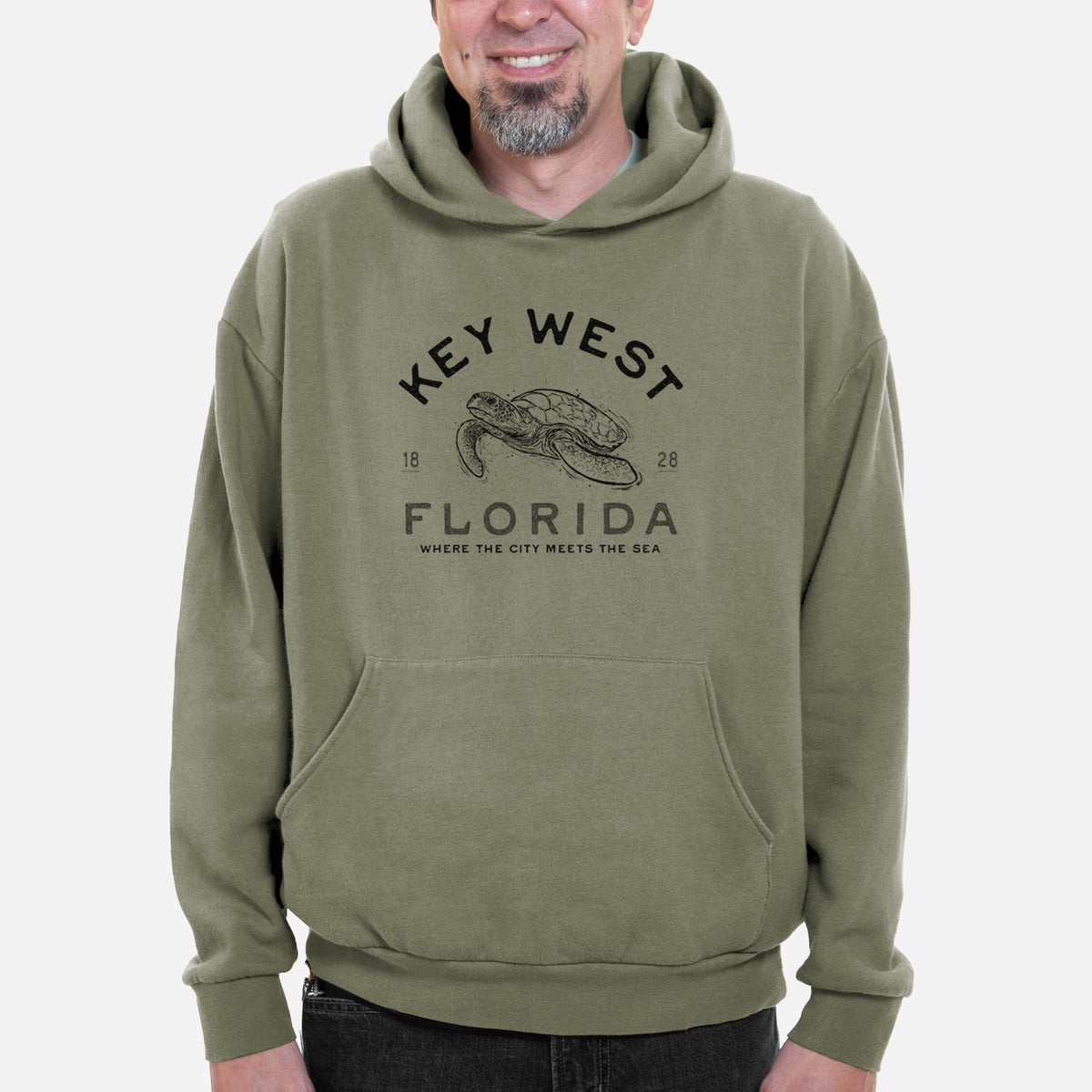 Key West Florida Sea Turtle  - Bodega Midweight Hoodie