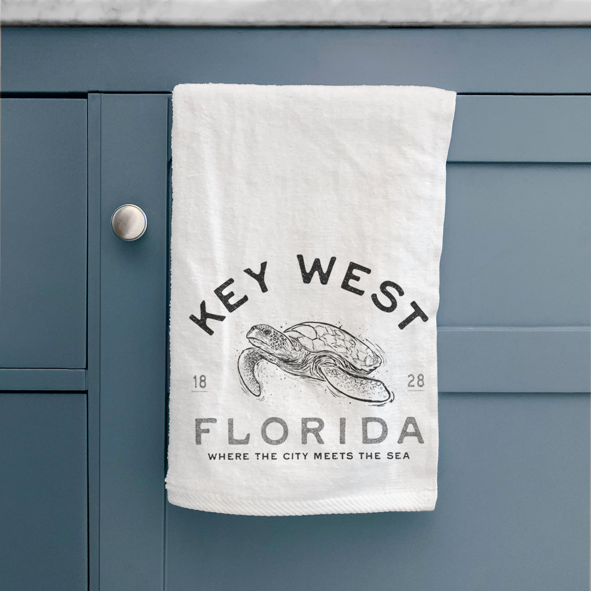 Key West Florida Sea Turtle Premium Decorative Hand Towel