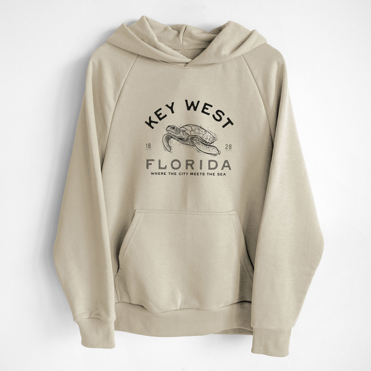 Key West Florida Sea Turtle - UltraLuxe Heavyweight French Terry Hoodie