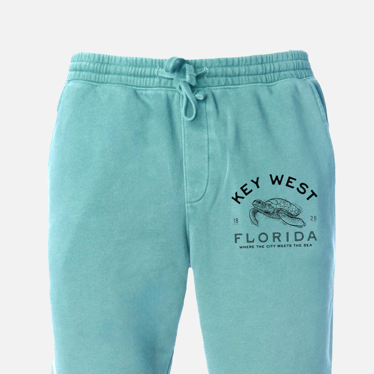 Key West Florida Sea Turtle - Unisex Pigment Dyed Sweatpants