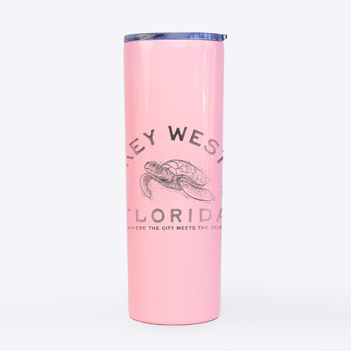 Key West Florida Sea Turtle - 20oz Skinny Tumbler