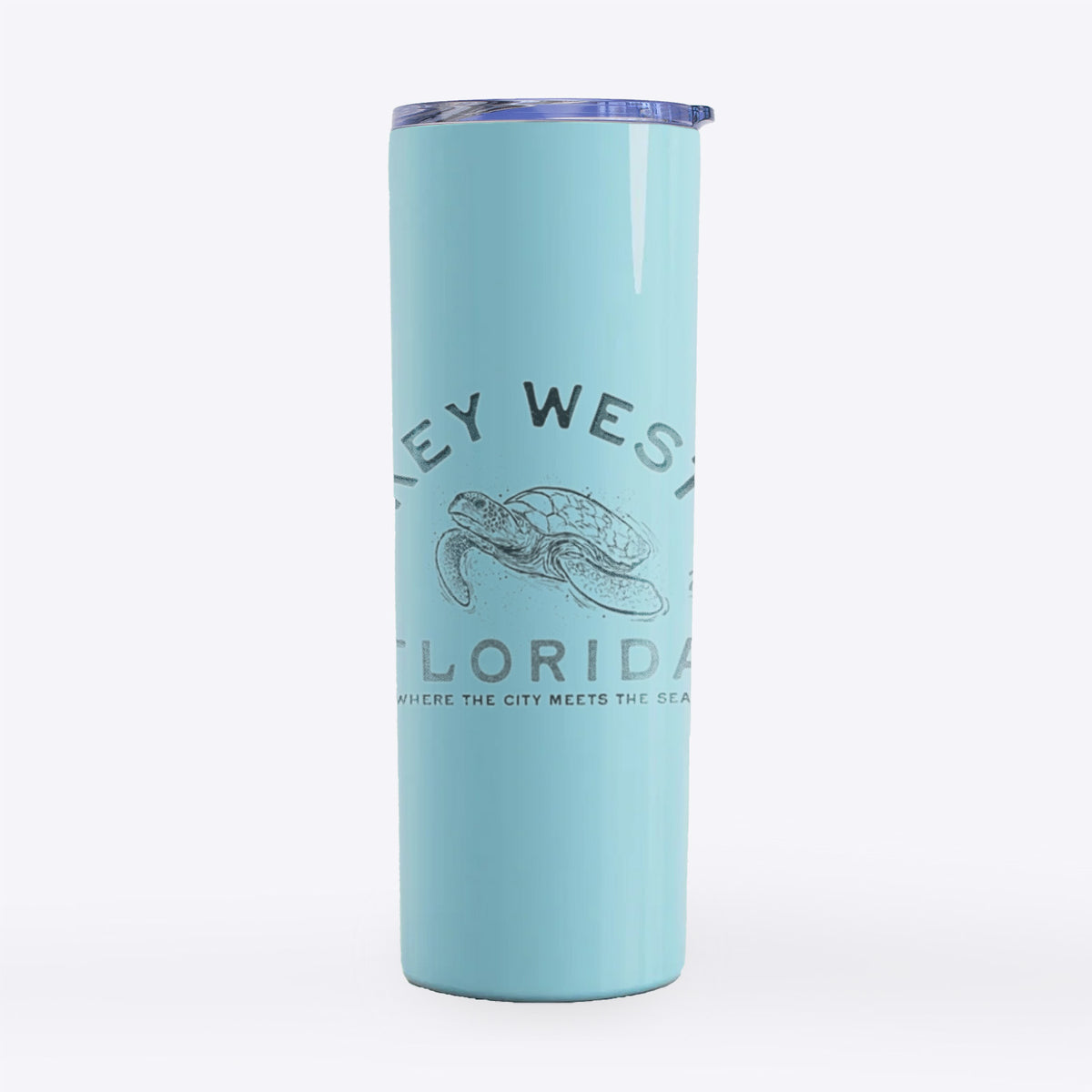 Key West Florida Sea Turtle - 20oz Skinny Tumbler