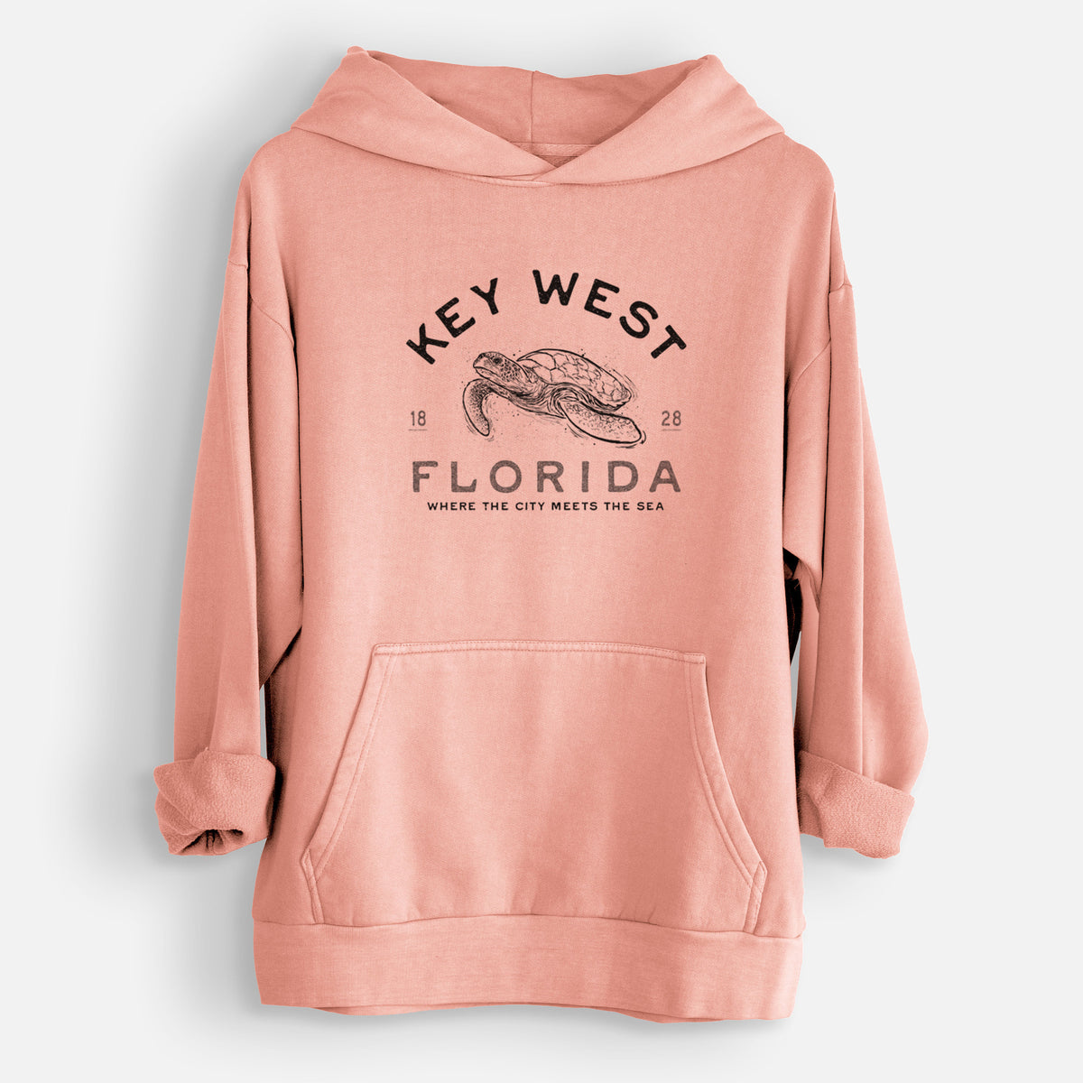 Key West Florida Sea Turtle  - Urban Heavyweight Hoodie