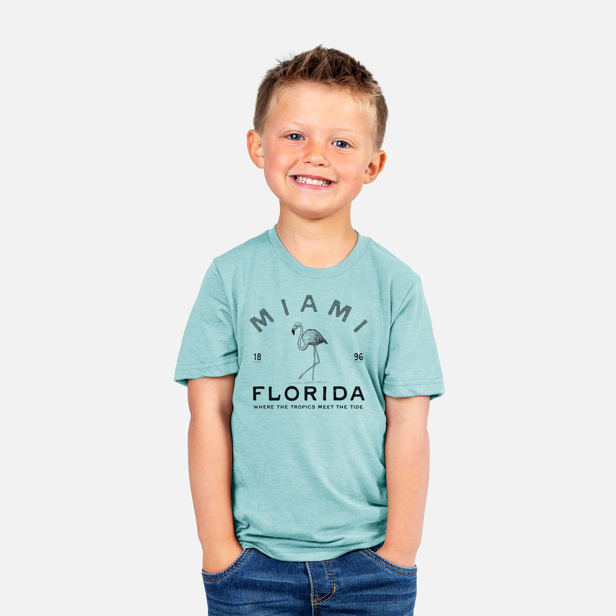 Miami Florida Flamingo - Toddler/Youth Shirt