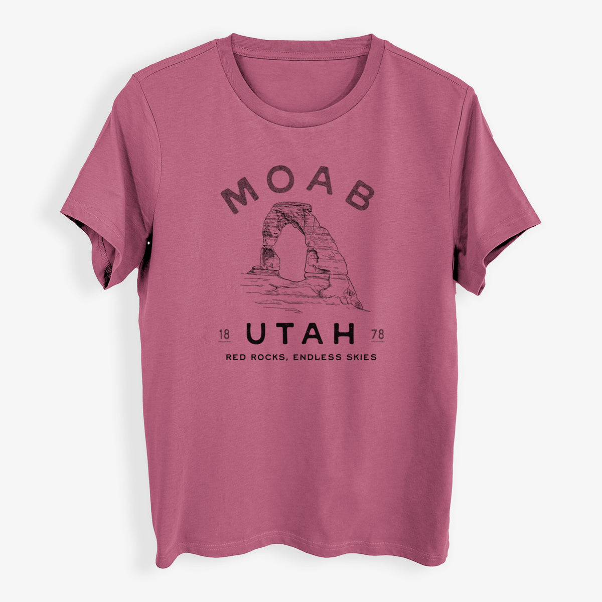 Moab Utah Delicate Arch - Womens Everyday Maple Tee