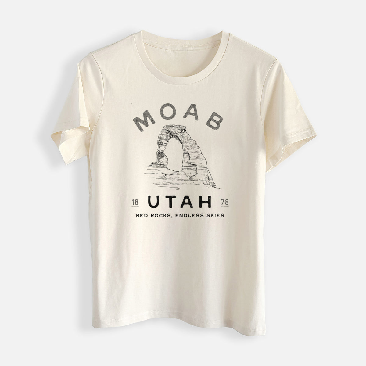 Moab Utah Delicate Arch - Womens Everyday Maple Tee