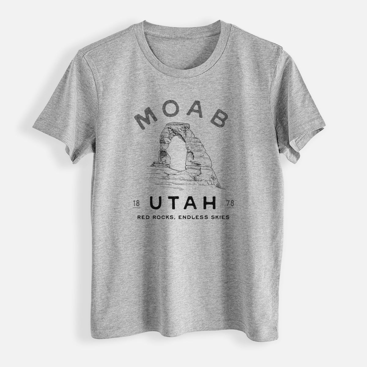 Moab Utah Delicate Arch - Womens Everyday Maple Tee