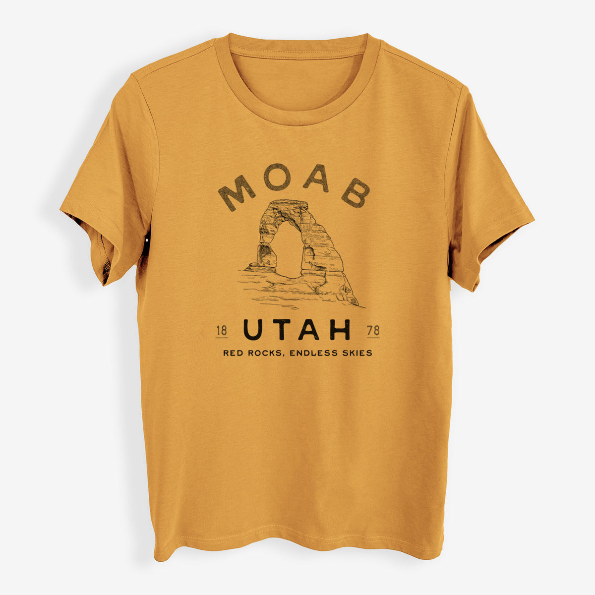 Moab Utah Delicate Arch - Womens Everyday Maple Tee