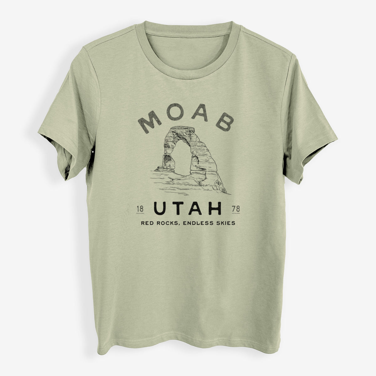 Moab Utah Delicate Arch - Womens Everyday Maple Tee