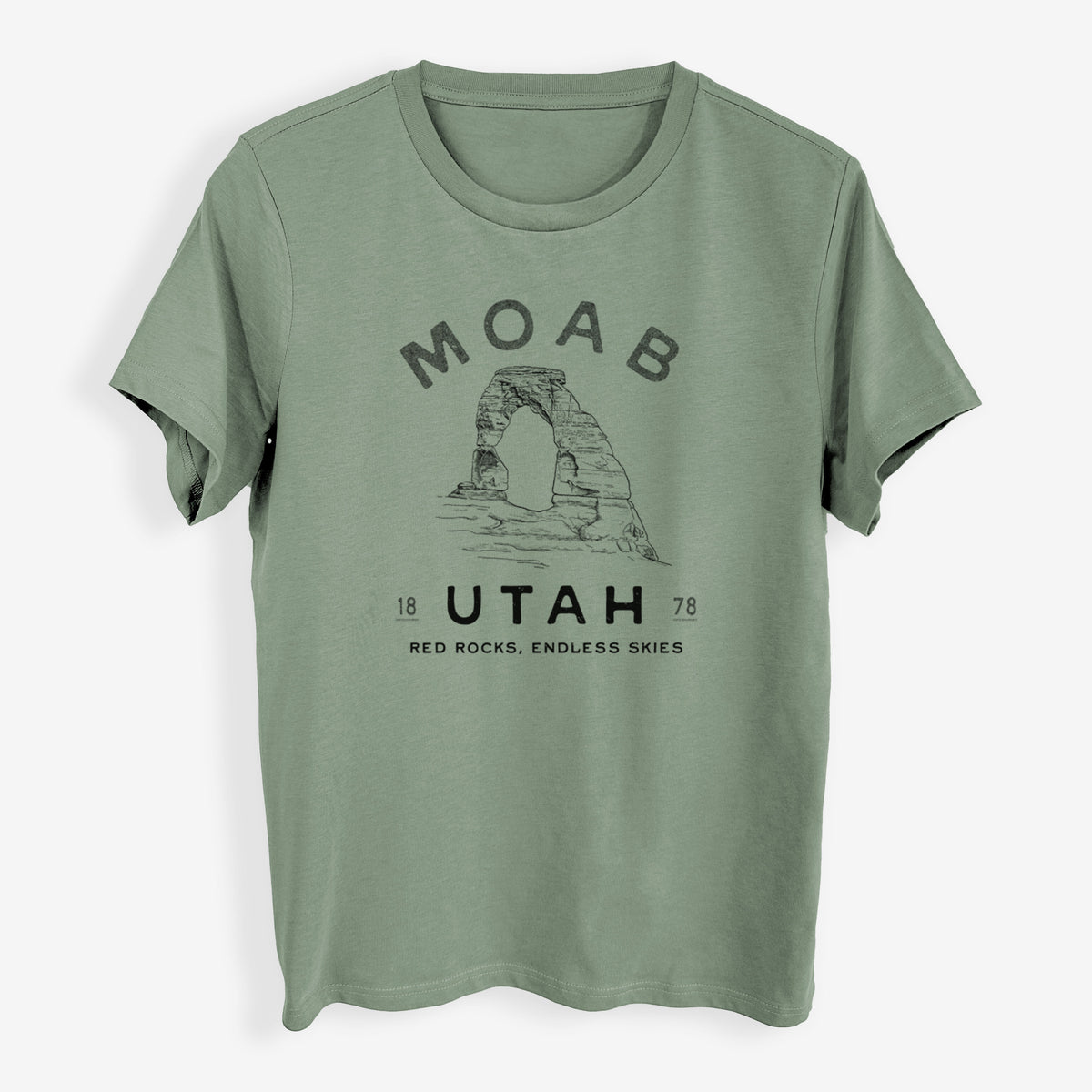 Moab Utah Delicate Arch - Womens Everyday Maple Tee