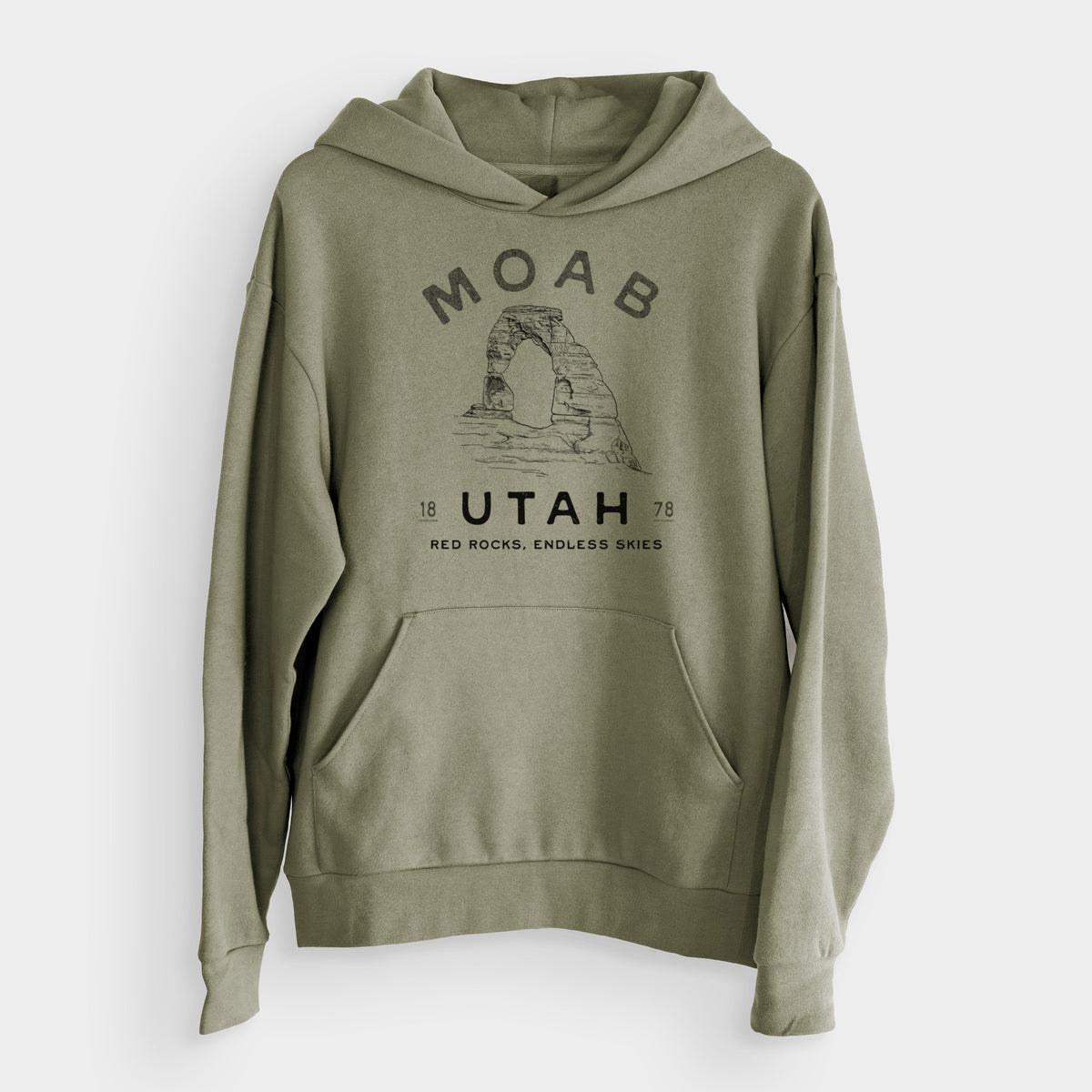 Moab Utah Delicate Arch  - Bodega Midweight Hoodie