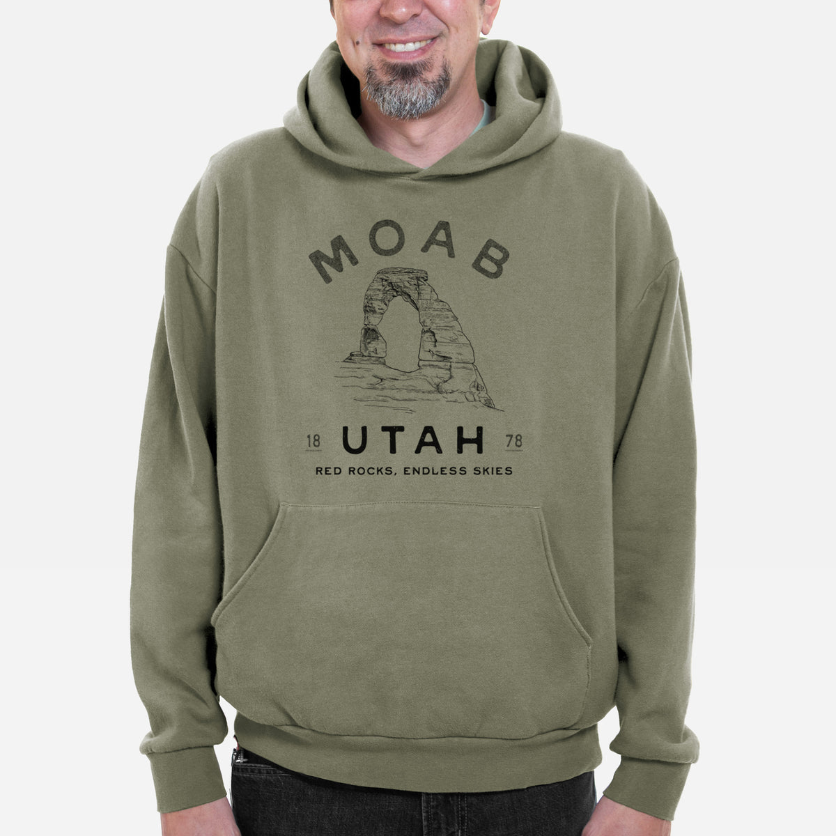 Moab Utah Delicate Arch  - Bodega Midweight Hoodie