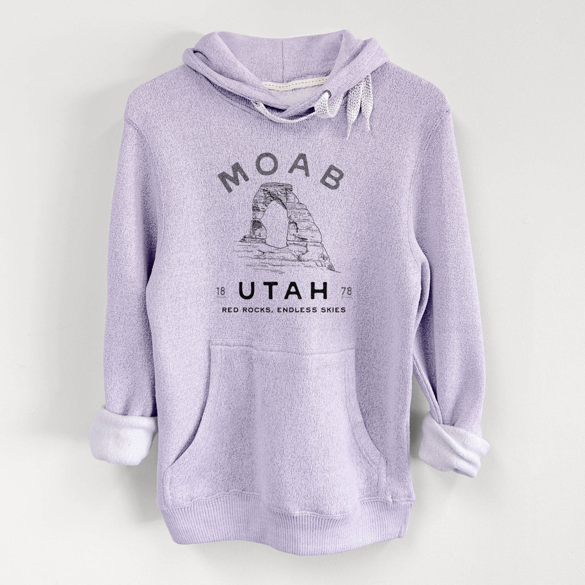 Moab Utah Delicate Arch - Knit Hoodie