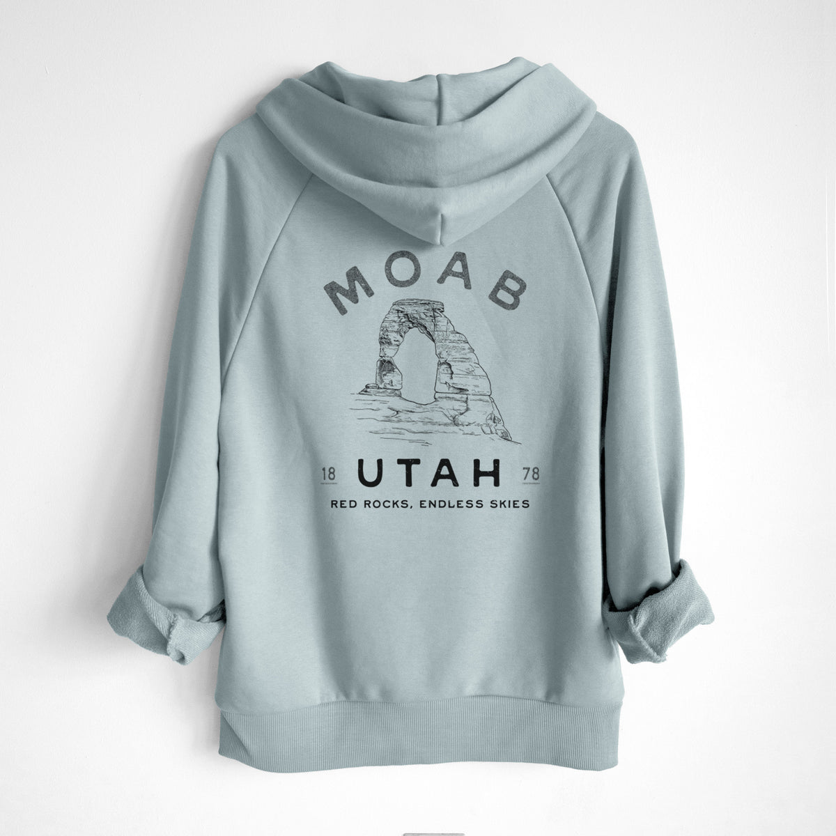 Moab Utah Delicate Arch - UltraLuxe Heavyweight French Terry Hoodie