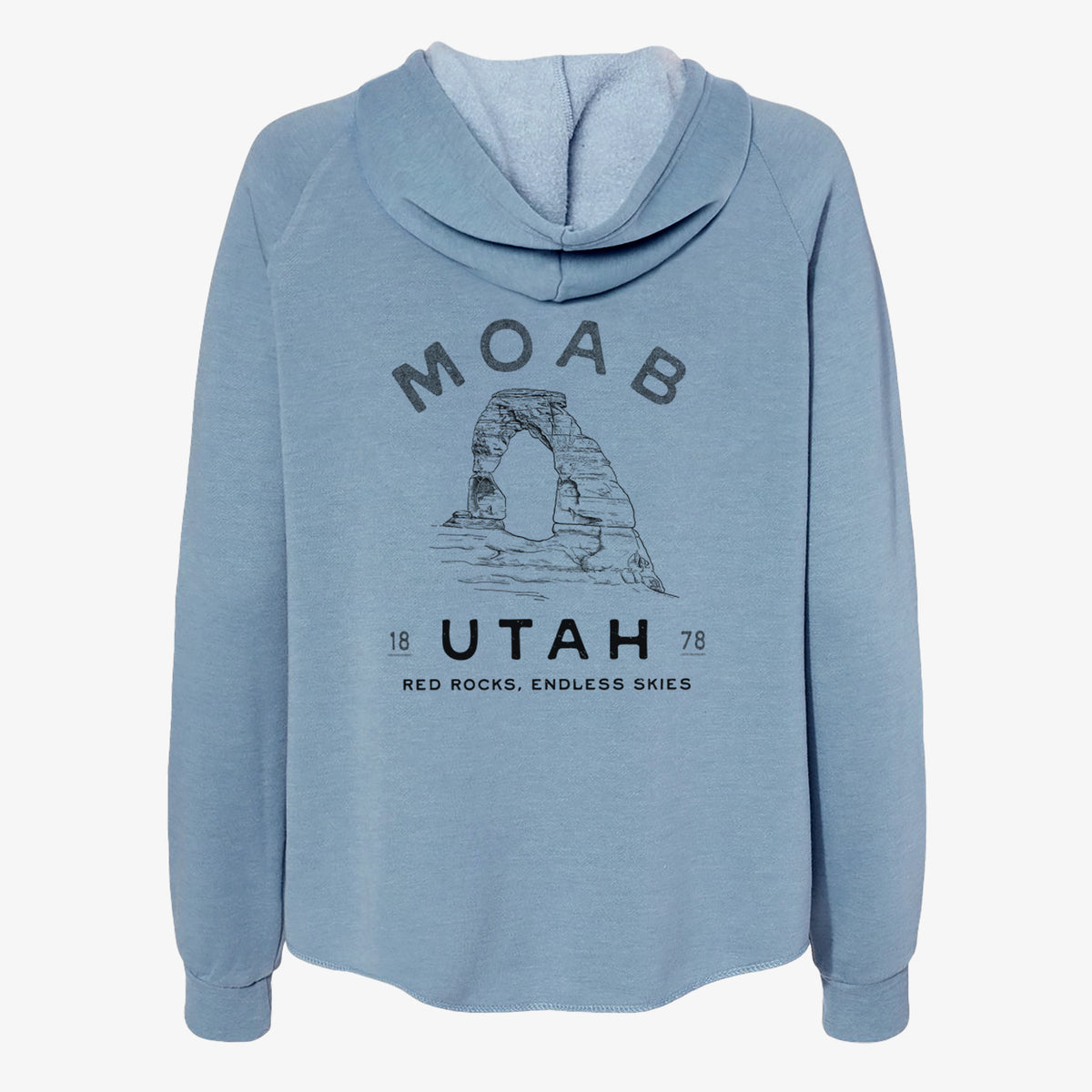 Moab Utah Delicate Arch - Women's Cali Wave Zip-Up Sweatshirt