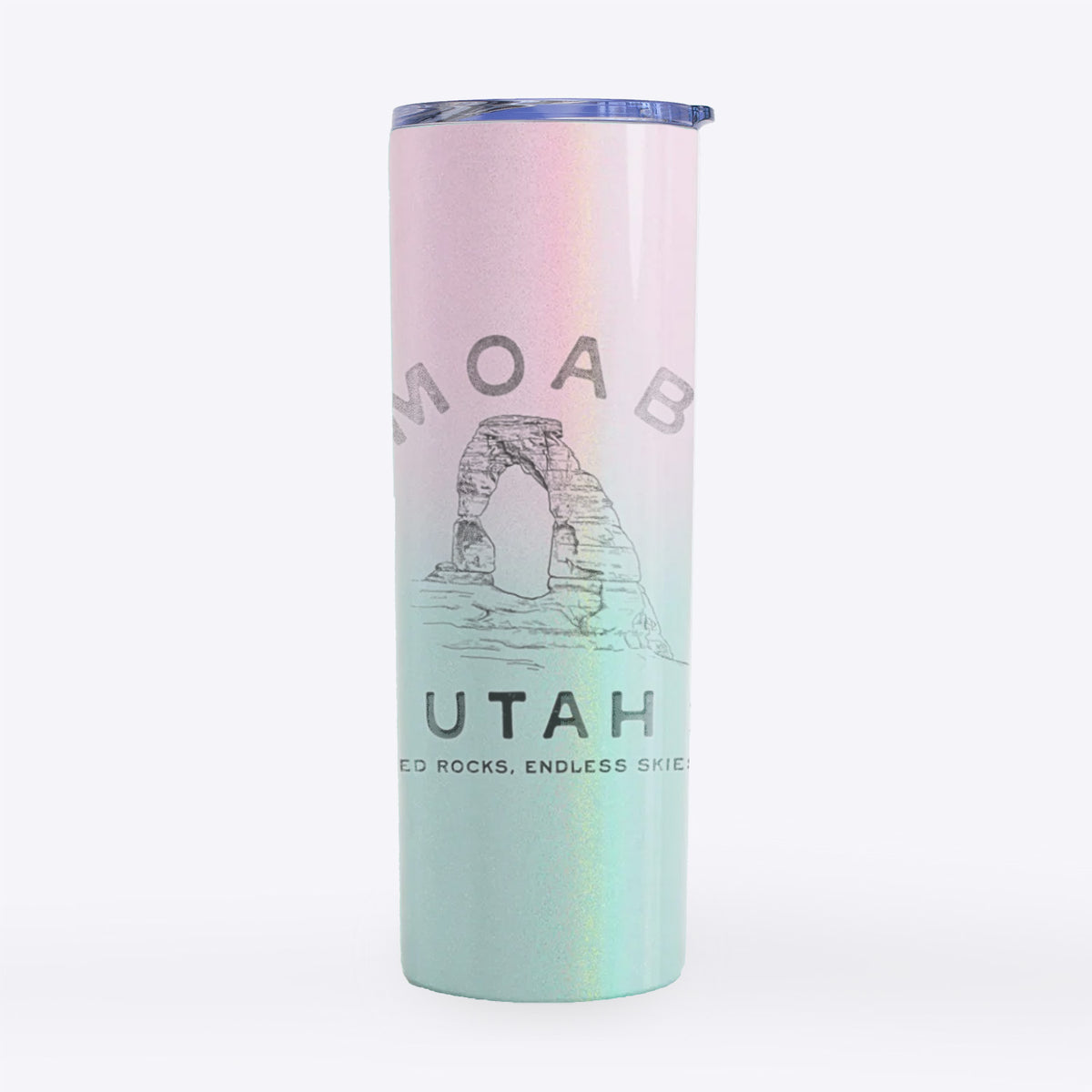 Moab Utah Delicate Arch - 20oz Skinny Tumbler