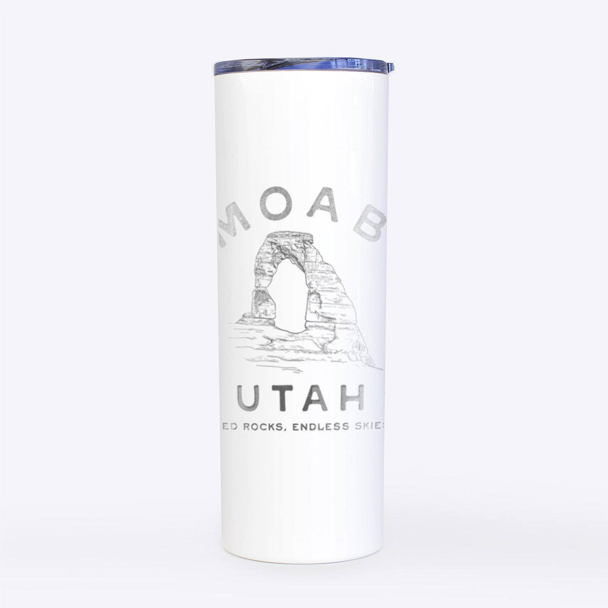 Moab Utah Delicate Arch - 20oz Skinny Tumbler