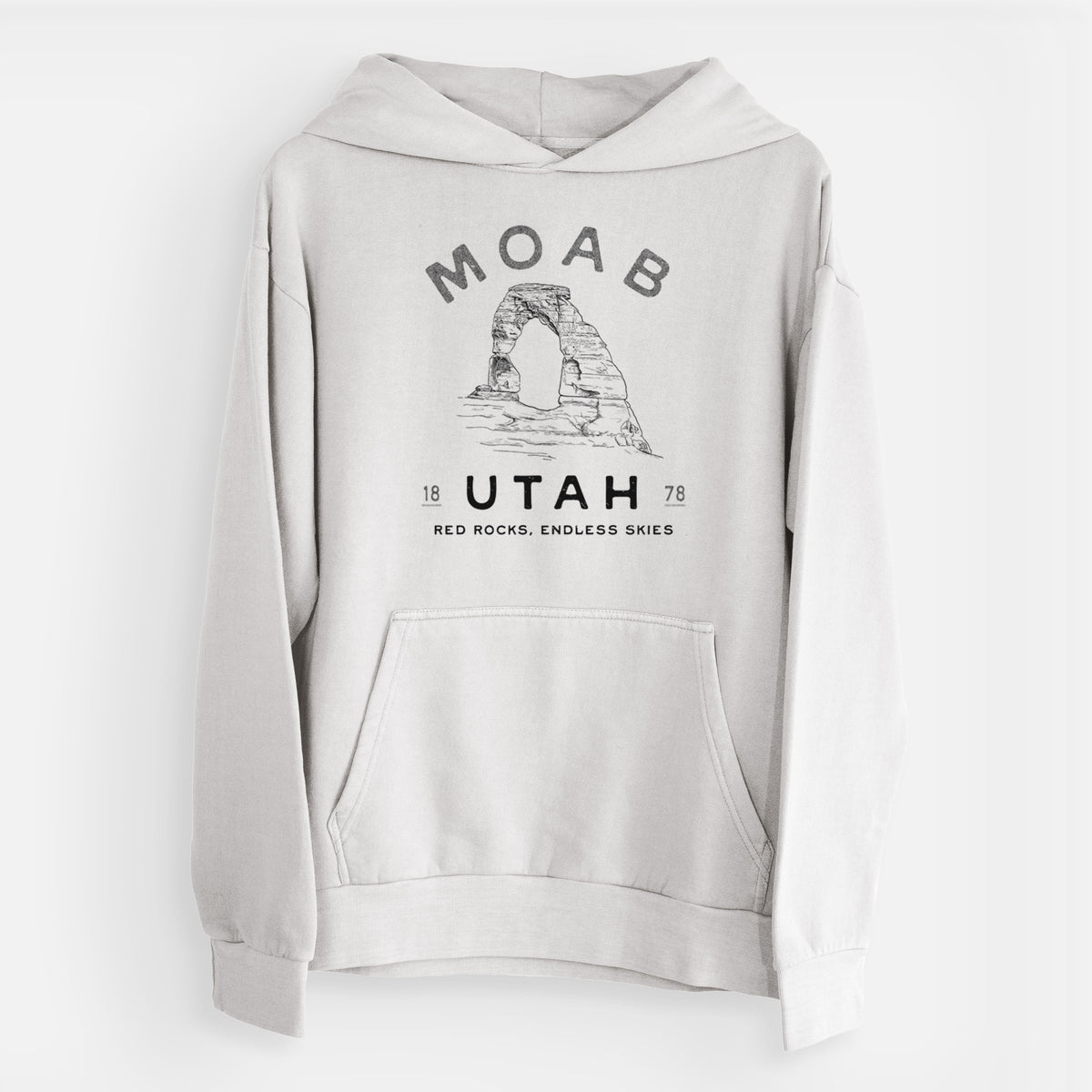 Moab Utah Delicate Arch  - Urban Heavyweight Hoodie