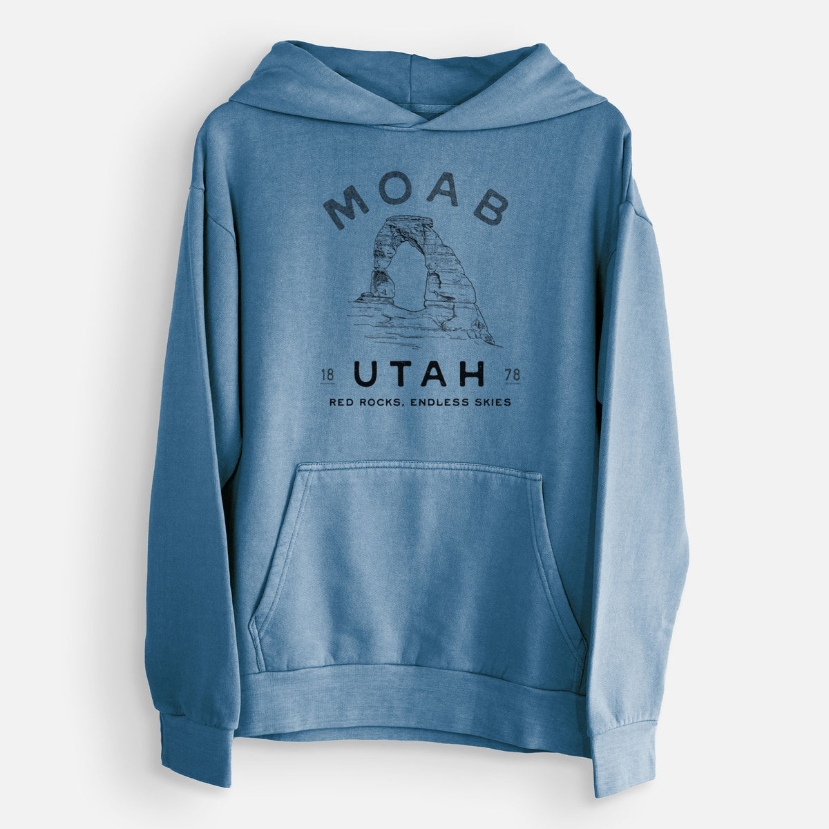 Moab Utah Delicate Arch  - Urban Heavyweight Hoodie