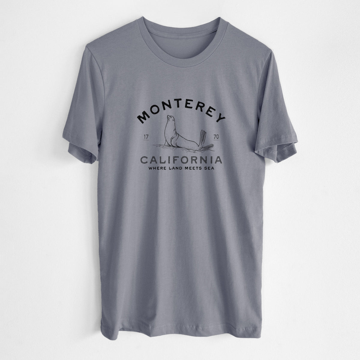 Monterey Sea Lion - Lightweight 100% Cotton Unisex Crewneck