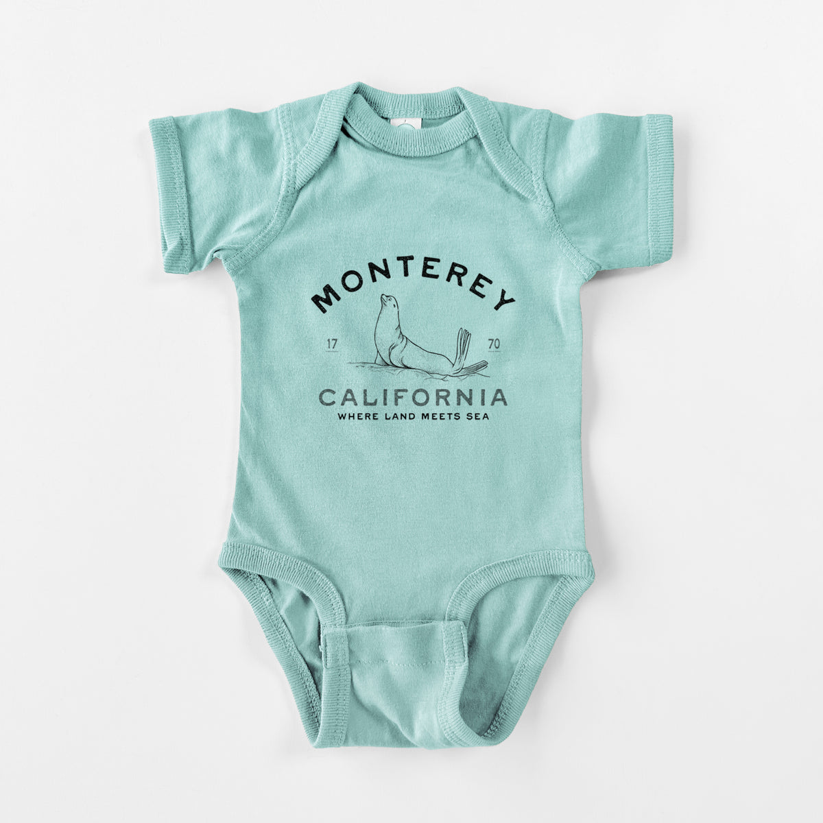 Monterey Sea Lion - Baby Fine Jersey Bodysuit