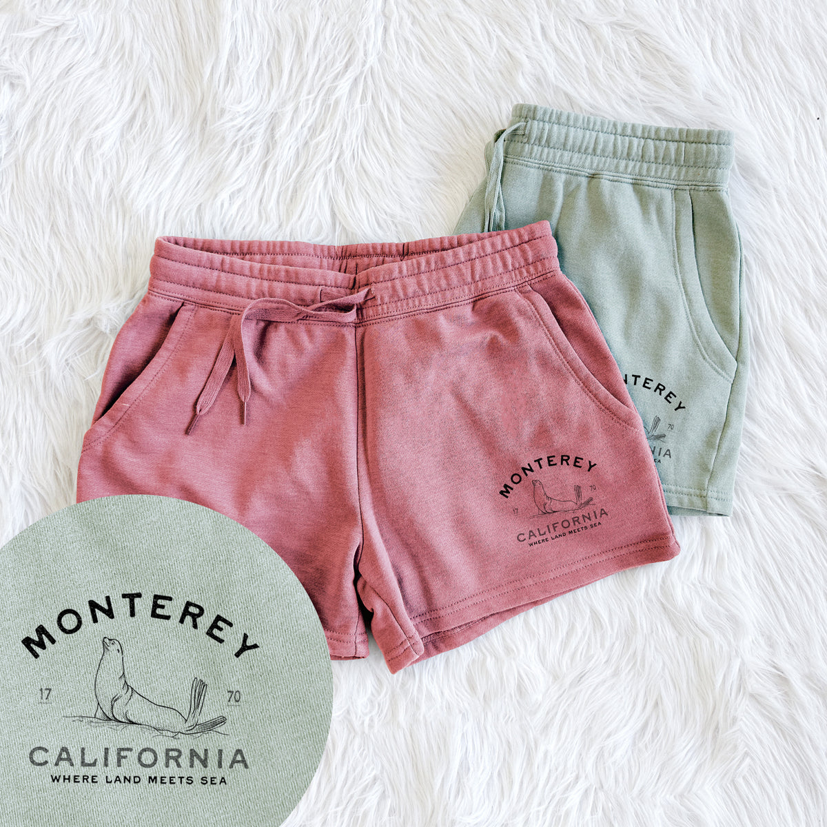 Monterey Sea Lion - Women&#39;s Cali Wave Shorts