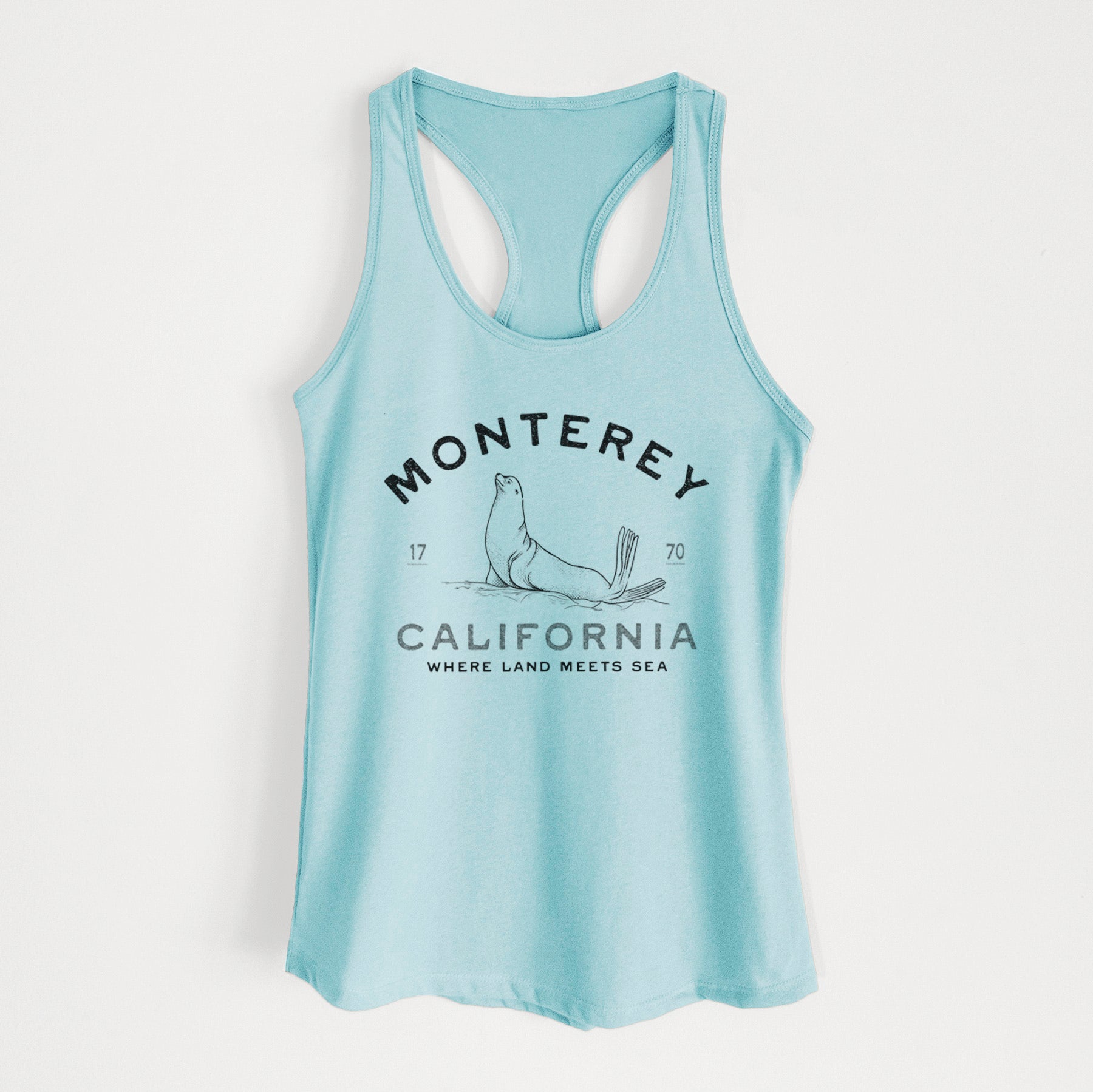 Monterey Sea Lion - Women's Racerback Tanktop