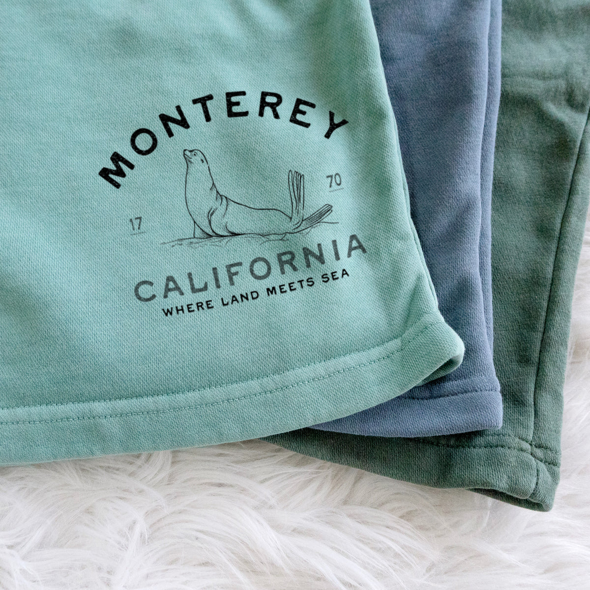 Monterey Sea Lion - Unisex Pigment Dyed Shorts